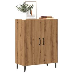 Berkfield Home Sideboard Artisan Oak 70x34x90 cm Engineered Wood in Brown - Size: 70 x 34 x 90 cm - thumbnail 1