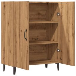 Berkfield Home Sideboard Artisan Oak 70x34x90 cm Engineered Wood in Brown - Size: 70 x 34 x 90 cm - thumbnail 6