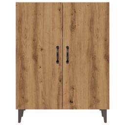 Berkfield Home Sideboard Artisan Oak 70x34x90 cm Engineered Wood in Brown - Size: 70 x 34 x 90 cm - thumbnail 5
