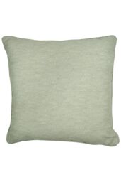 Fusion 'Sorbonne' Luxury Plain Dyed Filled Cushion 100% Cotton in Green - Size: 43 cm x 43 cm - thumbnail 2