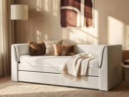 Flair Max Day Bed With Trundle in Cream - Size: Single - thumbnail 2