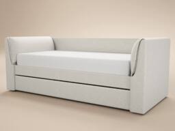 Flair Max Day Bed With Trundle in Cream - Size: Single - thumbnail 5