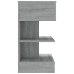Berkfield Home Decorative Bedside Cabinets 2 pcs Grey Sonoma 40x35x65 cm Enginee - Size: 40 x 35 x 65 cm - thumbnail 5