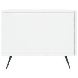 Berkfield Home Decorative Coffee Table High Gloss White 50x50x40 cm Engineered Wood - Size: 50 x 50 x 40 cm - thumbnail 7