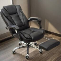 NESTLUNE 8Point Massage Office Chair Gaming in Black - Size: 100 cm x 15 cm - thumbnail 1