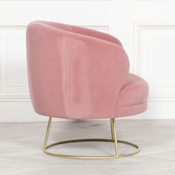 Glasstone Deco Pink Armchair in Grey - thumbnail 2