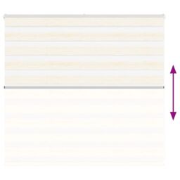 Berkfield Home Zebra Blind Marble Beige 155x100 cm Fabric Width 150.9 cm Polyester - thumbnail 5