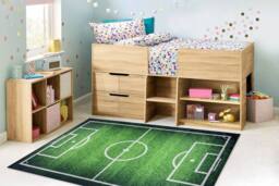 RugsX Boisko Rug in Green - Size: 200 cm x 290 cm - thumbnail 4