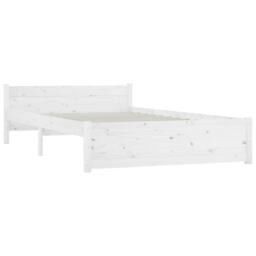 Berkfield Home Beautiful Bed Frame with Drawers White 135x190 cm Double - thumbnail 5
