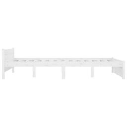 Berkfield Home Beautiful Bed Frame with Drawers White 135x190 cm Double - thumbnail 6