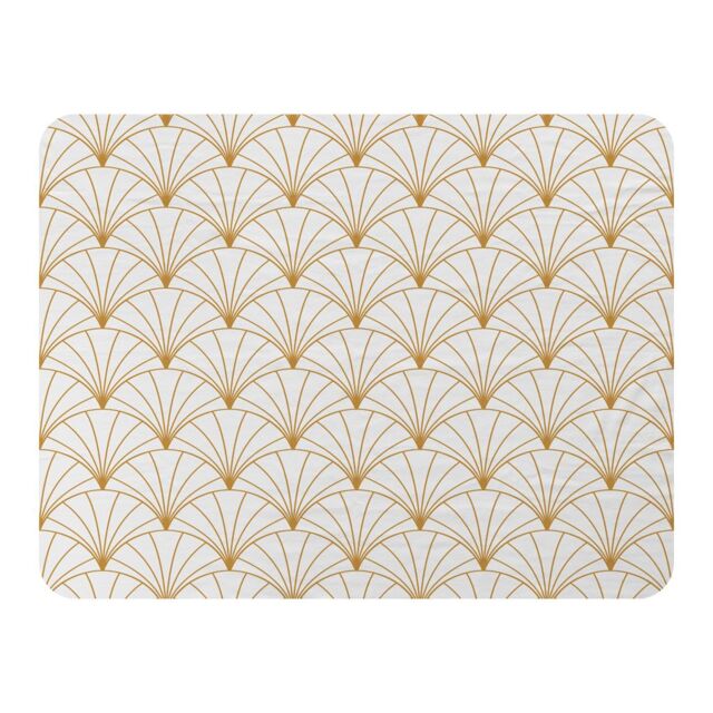 Benjamin Tate Design Gold Shells Blanket in Natural - Size: 120 cm x 150 cm - image 1