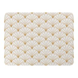 Benjamin Tate Design Gold Shells Blanket in Natural - Size: 120 cm x 150 cm - thumbnail 1