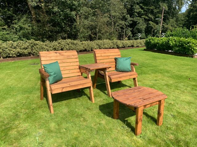 Charles Taylor Trading Grand Twin Set Straight With Coffee Table in Brown