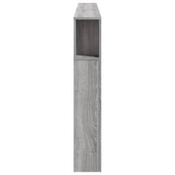 Berkfield Home LED Headboard Grey Sonoma 220x18.5x103.5 cm Engineered Wood - thumbnail 7