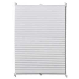 Berkfield Home Plisse Blind 50x150cm White Pleated Blind - Size: 50x150 cm - thumbnail 2
