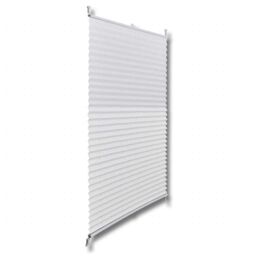 Berkfield Home Plisse Blind 50x150cm White Pleated Blind - Size: 50x150 cm - thumbnail 3