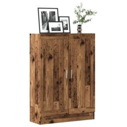 Berkfield Home Book Cabinet Old Wood 82.5x30.5x115 cm Engineered Wood in Brown - thumbnail 1