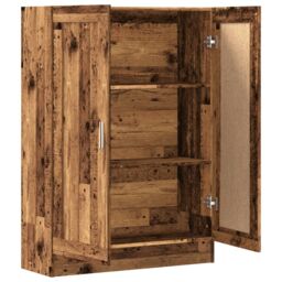 Berkfield Home Book Cabinet Old Wood 82.5x30.5x115 cm Engineered Wood in Brown - thumbnail 6