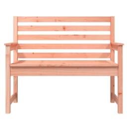 Berkfield Home Garden Bench 109x48x91.5 cm Solid Wood Douglas in Light Brown - thumbnail 4