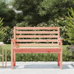 Berkfield Home Garden Bench 109x48x91.5 cm Solid Wood Douglas in Light Brown - thumbnail 3