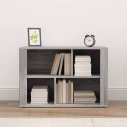 Berkfield Home Sideboard Grey Sonoma 80x30x54 cm Engineered Wood - Size: 80 x 30 x 54 cm - thumbnail 1