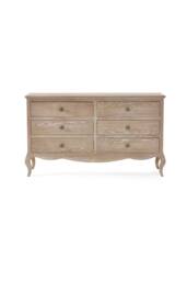 Julian Bowen Camille French Style 6 Drawer Wide Chest in Beige - thumbnail 5