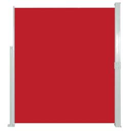 Berkfield Home Retractable Side Awning 140 x 300 cm Red - thumbnail 2