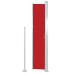 Berkfield Home Retractable Side Awning 140 x 300 cm Red - thumbnail 4