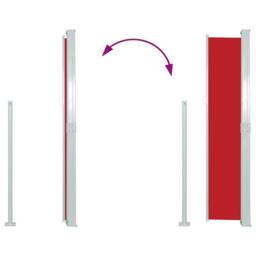 Berkfield Home Retractable Side Awning 140 x 300 cm Red - thumbnail 5