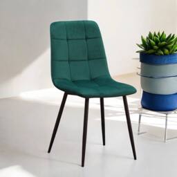 EONLION Green Velvet Dining Chairs Cushion Padded - Size: 100 cm - thumbnail 4