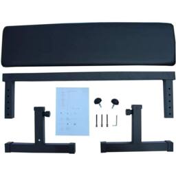 FLAVORA Heavy Duty Flat Weight Lifting Bench in Black - Size: 0-12 m - thumbnail 6