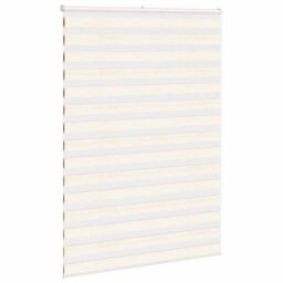 Berkfield Home Zebra Blind Marble Beige 155x200 cm Fabric Width 150.9 cm Polyester - thumbnail 3