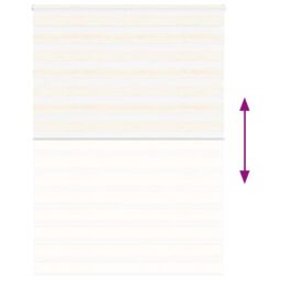 Berkfield Home Zebra Blind Marble Beige 155x200 cm Fabric Width 150.9 cm Polyester - thumbnail 5