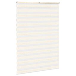 Berkfield Home Zebra Blind Marble Beige 155x200 cm Fabric Width 150.9 cm Polyester - thumbnail 4