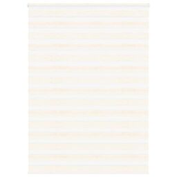Berkfield Home Zebra Blind Marble Beige 155x200 cm Fabric Width 150.9 cm Polyester - thumbnail 1