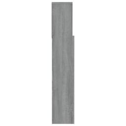 Berkfield Home Headboard Cabinet Grey Sonoma 180x19x103.5 cm - thumbnail 4
