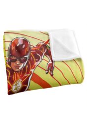 Warner Brothers The Flash Batman Supergirl Team Silky Touch Super Soft Throw Blanket in White - thumbnail 3