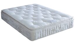 Bedmaster Signature Pillow Top 2000 Pocket Sprung Plush Velvet Divan Set in Duck Egg Blue - Size: Double - thumbnail 3