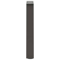 Berkfield Home Dining Table Legs V-Shape 2 pcs Anthracite 38x(42-43.3) cm Steel in Dark Grey - thumbnail 6