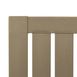 Berkfield Home Garden Adirondack Chair Light Brown Polypropylene - thumbnail 6