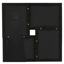 Berkfield Home Collage Photo Frame for 4x(10x15 cm) Picture Black MDF - Size: 10x15 cm - thumbnail 3