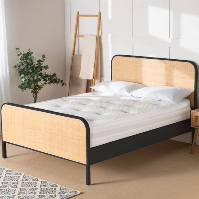 Snuggle Beds Clementine Black Rattan Bed Frame - Size: King - image 1