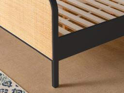 Snuggle Beds Clementine Black Rattan Bed Frame - Size: King - thumbnail 4