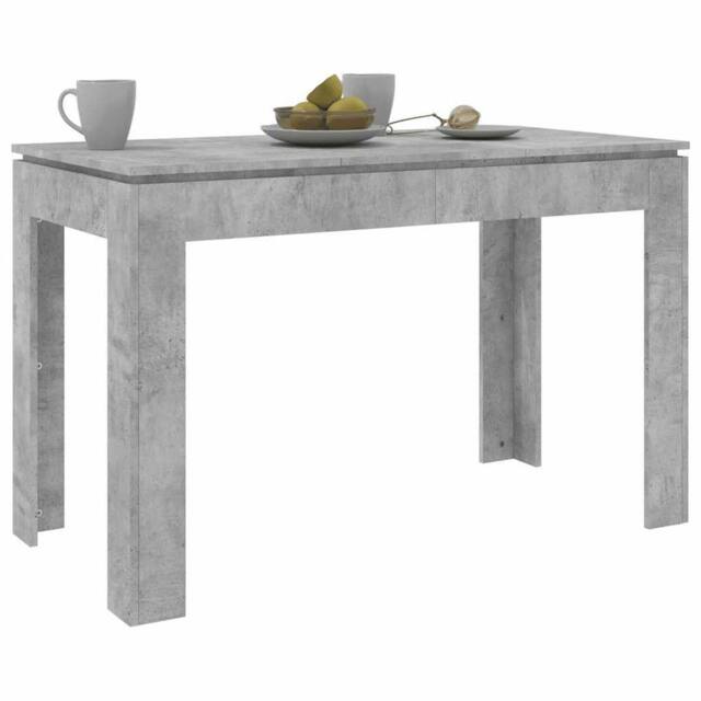 Berkfield Home Durable Dining Table Concrete Grey 120x60x76 cm Engineered Wood - Size: 120 x 60 x 76 cm - image 1