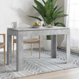 Berkfield Home Durable Dining Table Concrete Grey 120x60x76 cm Engineered Wood - Size: 120 x 60 x 76 cm - thumbnail 2