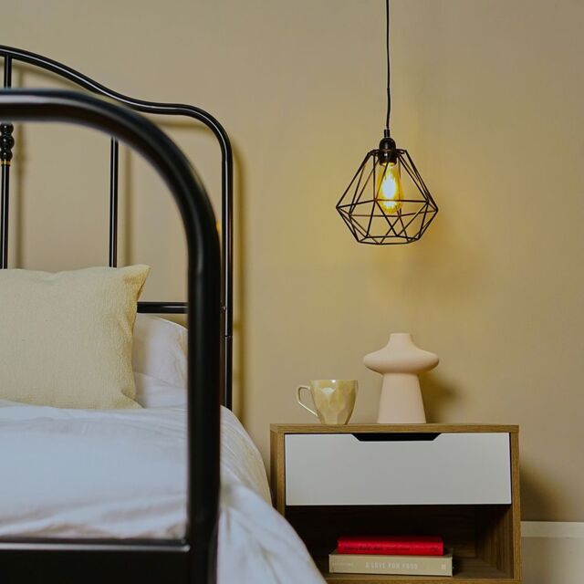 ValueLights Diablo Black Ceiling Pendant Shade - image 1