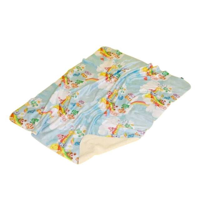 Care Bears Fleece Vintage Blanket in Blue - image 1
