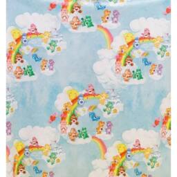 Care Bears Fleece Vintage Blanket in Blue - thumbnail 4