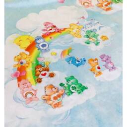 Care Bears Fleece Vintage Blanket in Blue - thumbnail 3