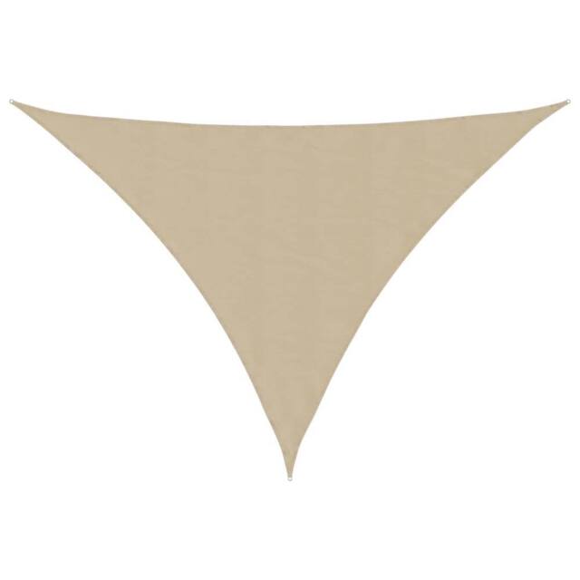 Berkfield Home Sunshade Sail Oxford Fabric Triangular 3x4x4 m Beige - image 1